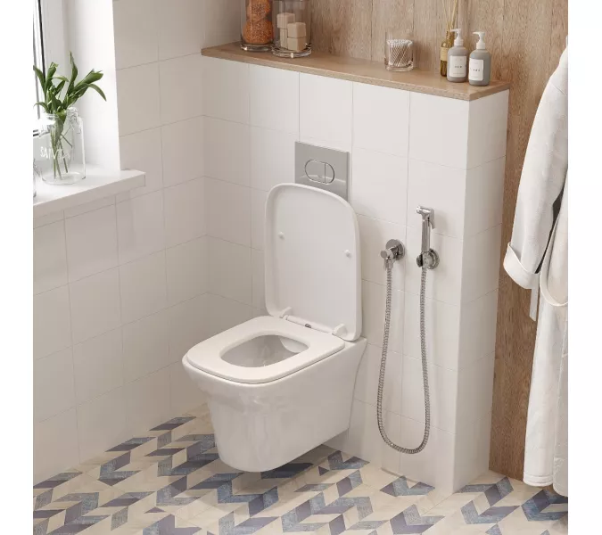 Унитаз Ceruttispa CT8780 AMI Aria подвесной безободковый, изображение 2