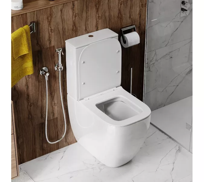 Унитаз Ceruttispa CT8708 CHIKA напольный безободковый высокий, изображение 4