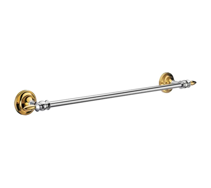 Штанга для полотенец MELANA хром+золото MLN-820001