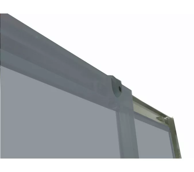 Душевой уголок Quadro QZ71S/QZ81S PARLY с поддоном, тонированное, Цвет стекла: тонированное, Цвет профиля: Хром, Выбрать размер: 100х70, изображение 8