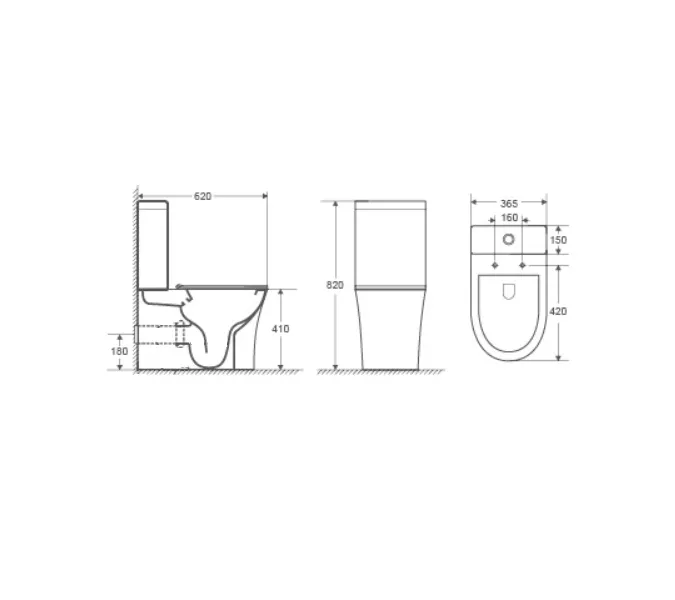 Унитаз Ceruttispa CT7836 ADIGE напольный безободковый, изображение 7