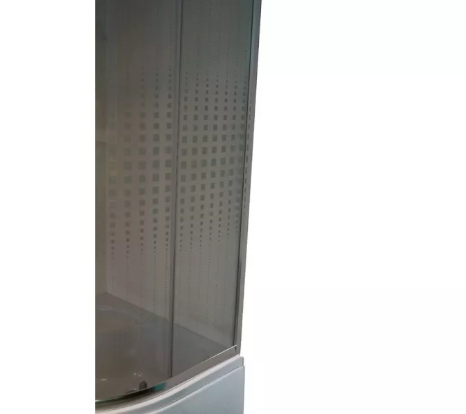 Душевой  уголок Z9011PARLY с поддоном, Цвет стекла: с рисунком, Высота поддона: Высокий, Цвет профиля: Хром, Выбрать размер: 90х90, изображение 5