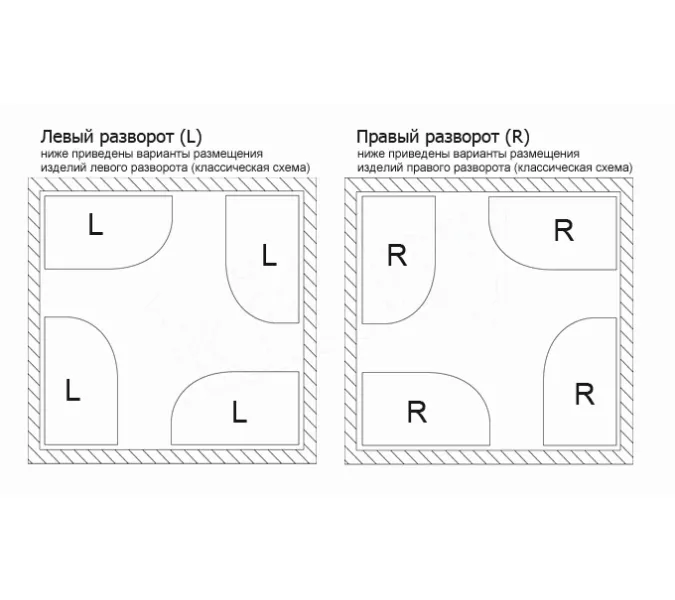 Душевой  уголок ZEM1201ВR/ВL PARLY с поддоном (120х80х195), Цвет стекла: прозрачное, Цвет профиля: Черный, Выбрать размер: 120х80, Ориентация: правая, изображение 2