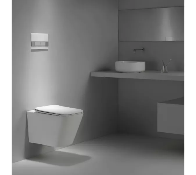 Унитаз Ceruttispa  MAIELLA Aria MW CT9164  подвесной безободковый белый матовый, Выбрать цвет: Белый матовый, изображение 5