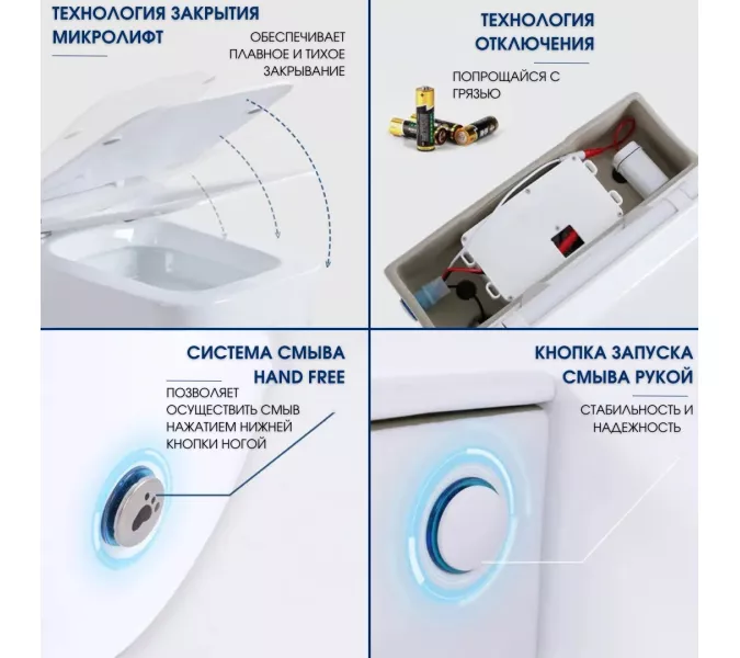 Унитаз Cerutti SPA CT7267 ARGENTERA Pulse приставной с функцией импульсного смыва, изображение 4