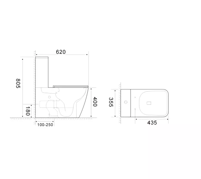 Унитаз Ceruttispa MANLIO Tornado CT10618  напольный безободковый, изображение 6
