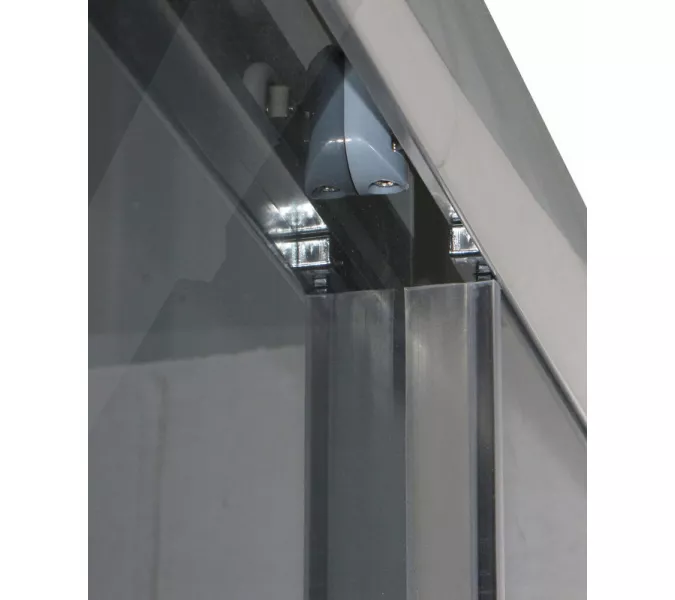 Душевой уголок Quadro QZ71S/QZ81S PARLY с поддоном, тонированное, Цвет стекла: тонированное, Цвет профиля: Хром, Выбрать размер: 100х70, изображение 7