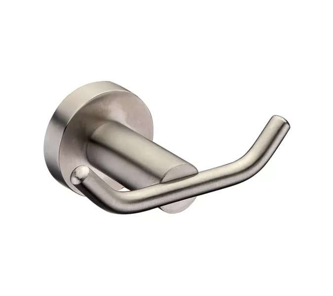 Крючок двойной MELANA сатин хром MLN-861008