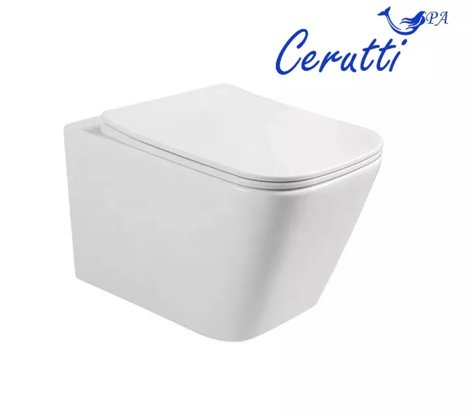 Унитаз Ceruttispa  MAIELLA Aria MW CT9164  подвесной безободковый белый матовый, Выбрать цвет: Белый матовый, изображение 6