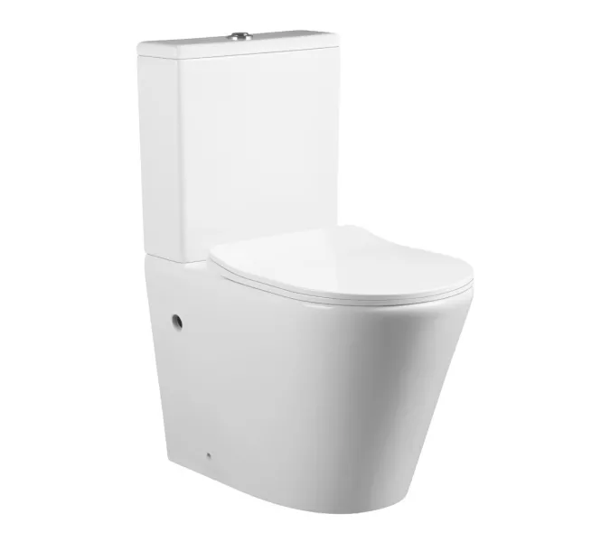 Унитаз Ceruttispa  SELLA GW CT9864 напольный безободковый белый, Выбрать цвет: Белый, изображение 5