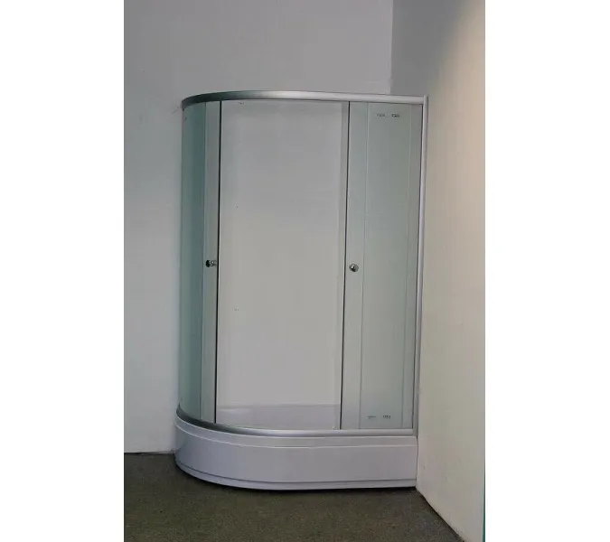 Душевой уголок ZFM1201R/L  PARLY с поддоном (120х80х195), Цвет стекла: матовое, Цвет профиля: Хром, Выбрать размер: 120х80, Ориентация: правая, изображение 5