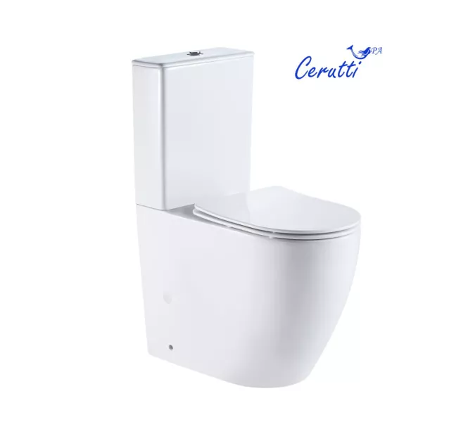 Унитаз Ceruttispa  CT8709 BELLA напольный безободковый высокий, изображение 7