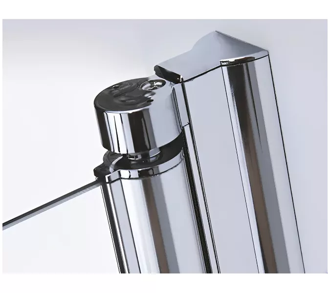 Шторка на ванну F04 PARLY, Цвет стекла: с рисунком, Цвет профиля: Хром, Выбрать размер: 75, изображение 6