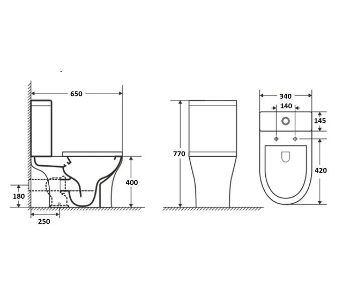 Унитаз Ceruttispa CT7193  BERNINA напольный безободковый, изображение 6