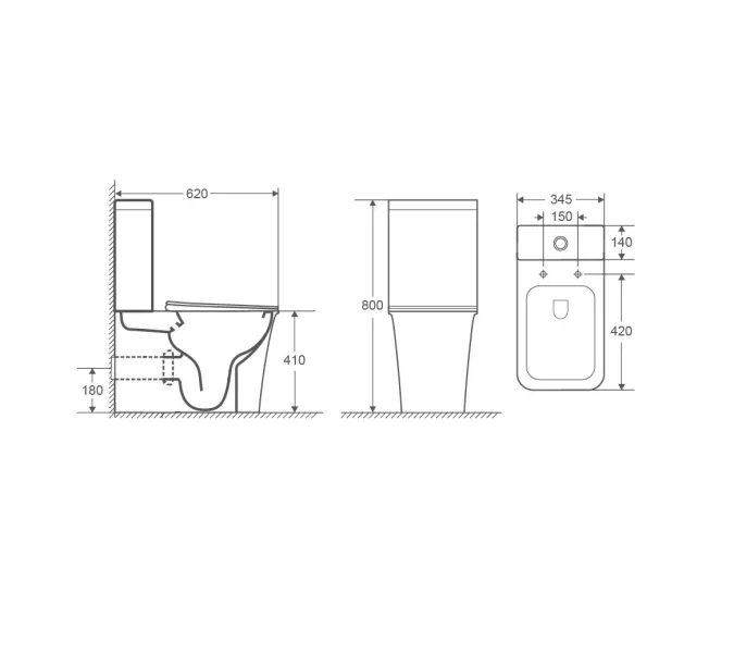 Унитаз Ceruttispa CT7838 ARNO напольный безободковый, изображение 8