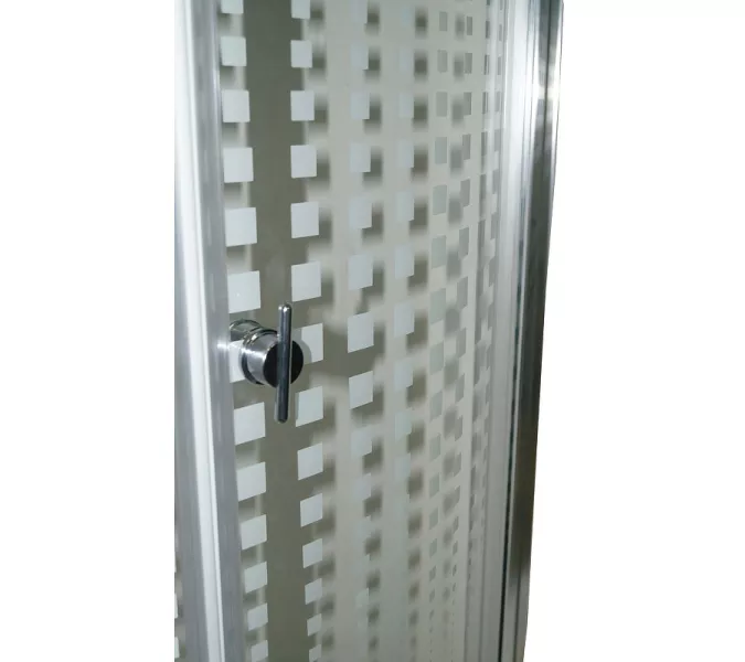 Душевой  уголок Z9011PARLY с поддоном, Цвет стекла: с рисунком, Высота поддона: Высокий, Цвет профиля: Хром, Выбрать размер: 90х90, изображение 4