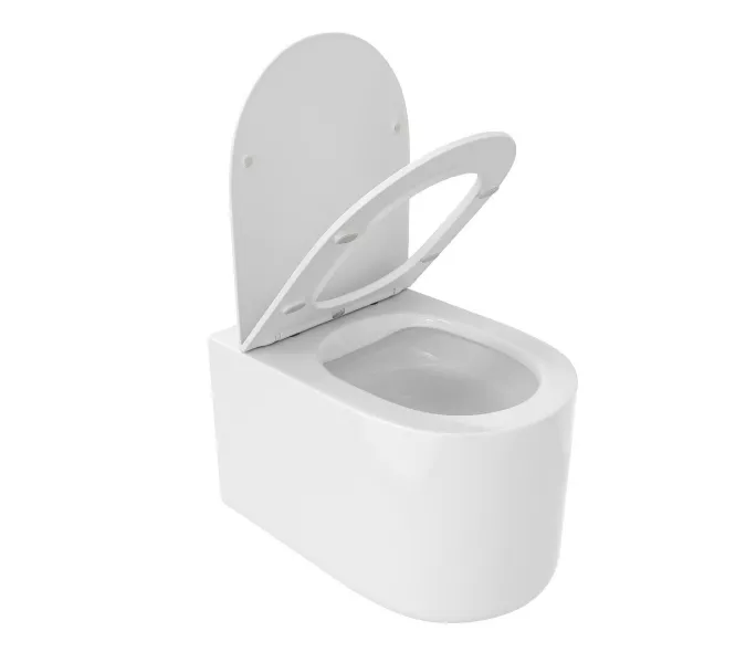 Унитаз Ceruttispa TANARO Aria MW CT9236  подвесной безободковый белый матовый, изображение 6