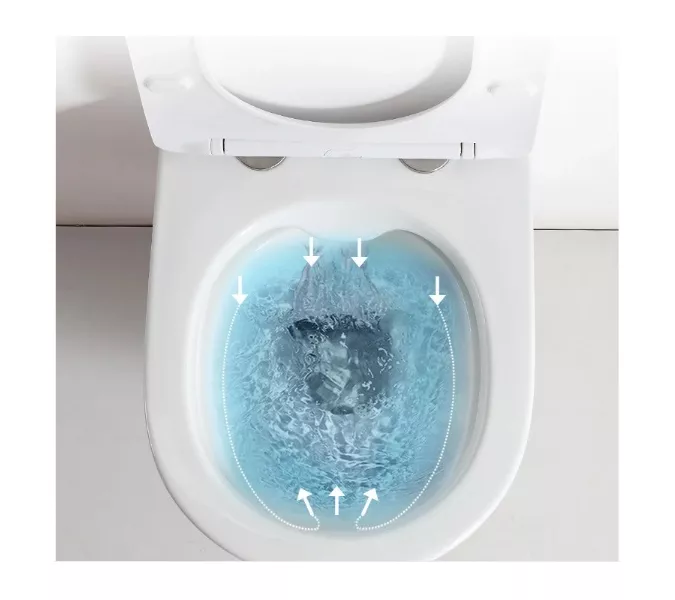 Унитаз  Ceruttispa  CT7841 VETTORE F приставной безободковый, изображение 8