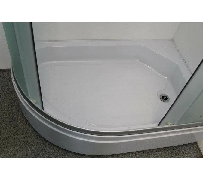 Душевой уголок ZFM1201R/L  PARLY с поддоном (120х80х195), Цвет стекла: матовое, Цвет профиля: Хром, Выбрать размер: 120х80, Ориентация: правая, изображение 8