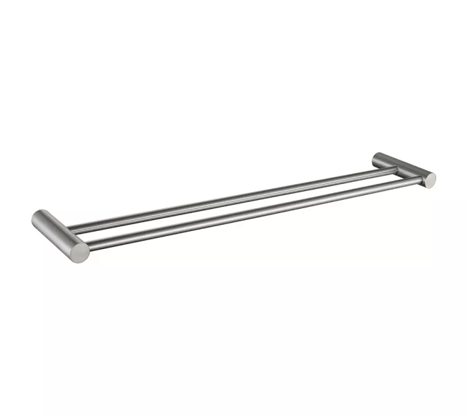 Двойная штанга для полотенец MELANA сатин хром MLN-865002