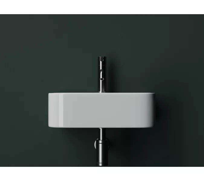 Ceramica Nova Умывальник AURA с 1 отверстием для смесителя, без перелива 430*390*135мм, изображение 4