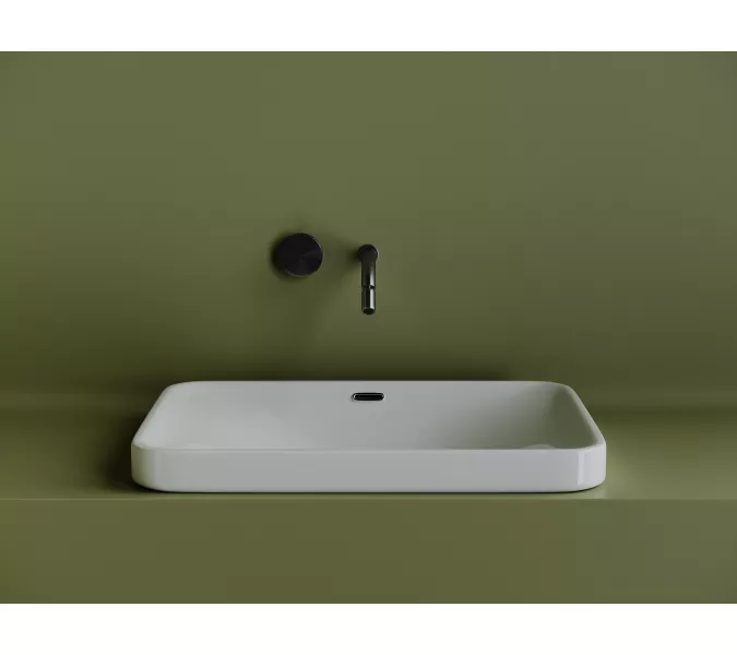 Ceramica Nova Умывальник прямоугольный встраиваемый сверху в столешницу Element 605*415*185мм, изображение 2
