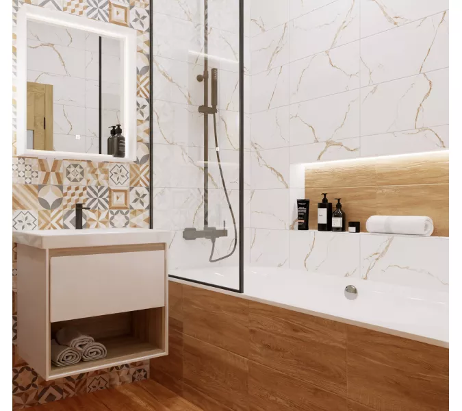 Плитка облиц. Marmaris GT Белый  50*25, изображение 10