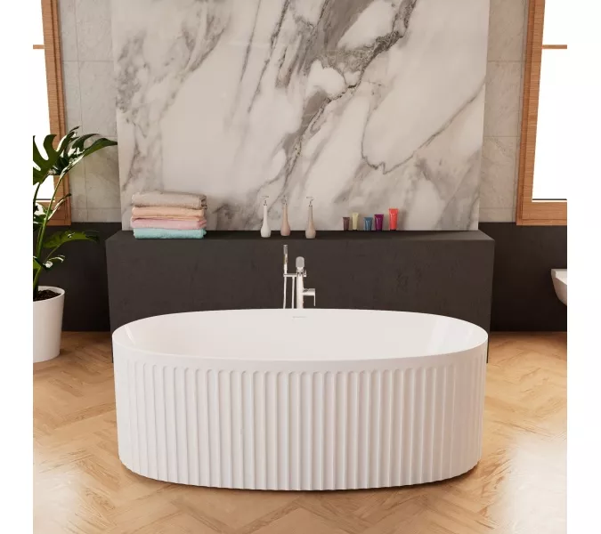 Отдельностоящая ванна Frank F7001 White  170х80