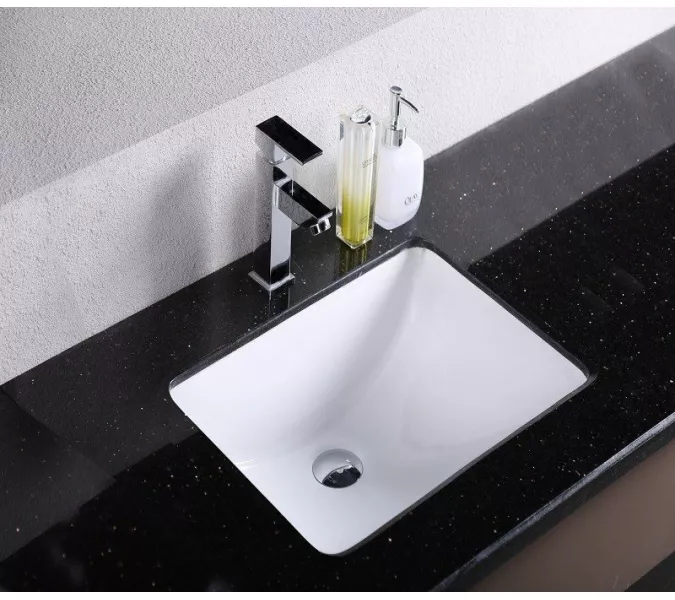 Раковина врезная прямоугольная CeramaLux 540, Выбрать размер: 61х38,5х17,5