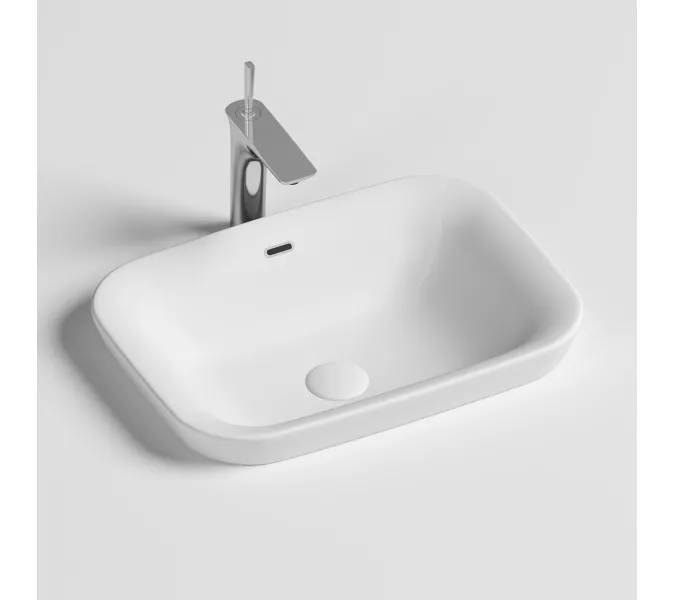 Умывальник Ceramica Nova прямоугольный встраиваемый сверху в столешницу Element 580*400*150мм