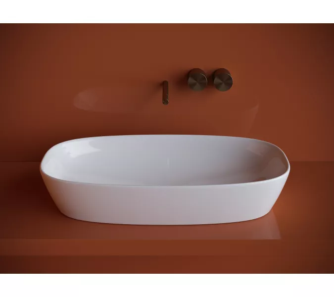 Ceramica Nova Умывальник чаша накладная овальная Element 700*375*140мм, изображение 2