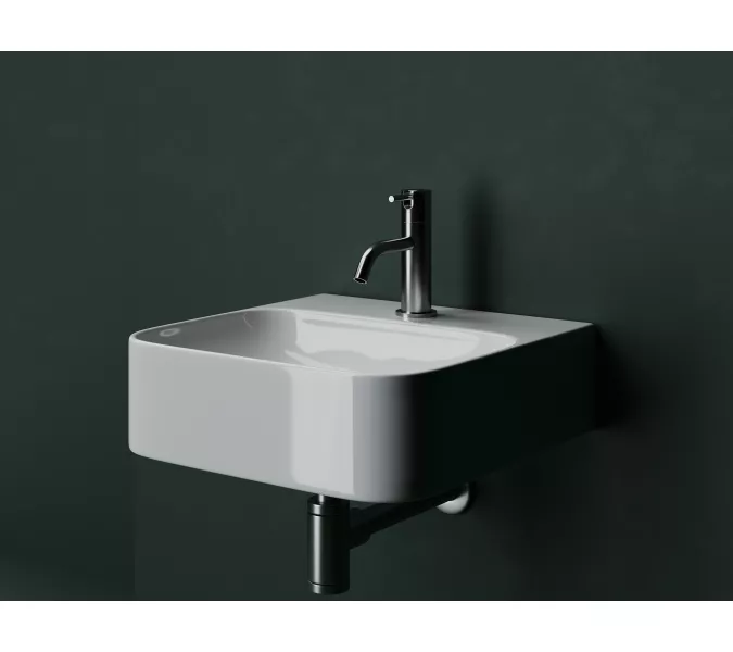 Ceramica Nova Умывальник AURA с 1 отверстием для смесителя, без перелива 430*390*135мм, изображение 5