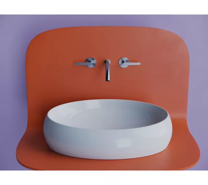 Ceramica Nova Умывальник чаша накладная овальная Element 560*390*150мм, изображение 2