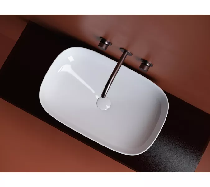 Ceramica Nova Умывальник чаша накладная прямоугольная Element 600*380*150мм, Ширина , в см: 60, изображение 2