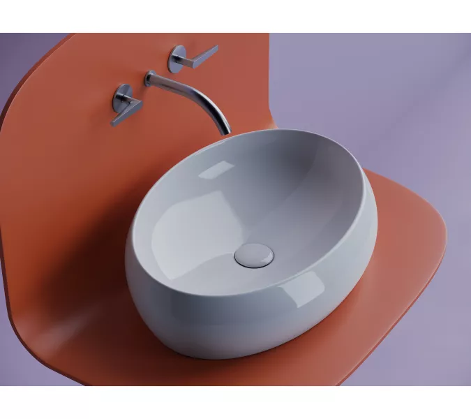 Ceramica Nova Умывальник чаша накладная овальная Element 560*390*150мм, изображение 3