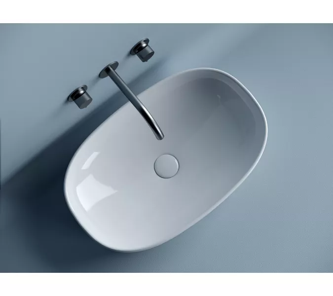 Ceramica Nova Умывальник чаша накладная овальная Element 600*380*140мм, изображение 3