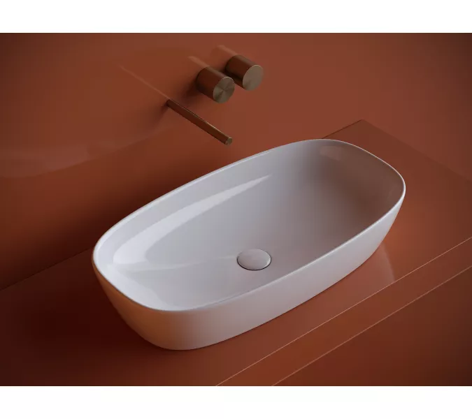 Ceramica Nova Умывальник чаша накладная овальная Element 700*375*140мм