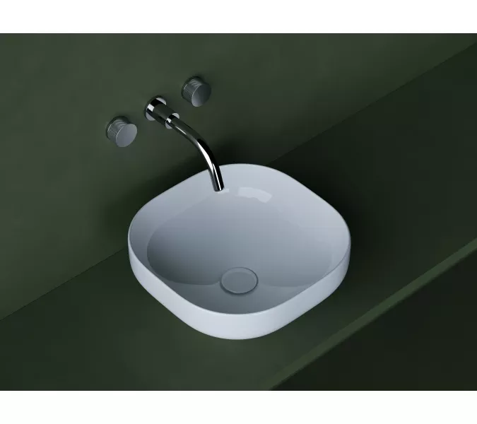 Ceramica Nova Умывальник чаша накладная квадратная Element 380*380*150мм, Ширина , в см: 38