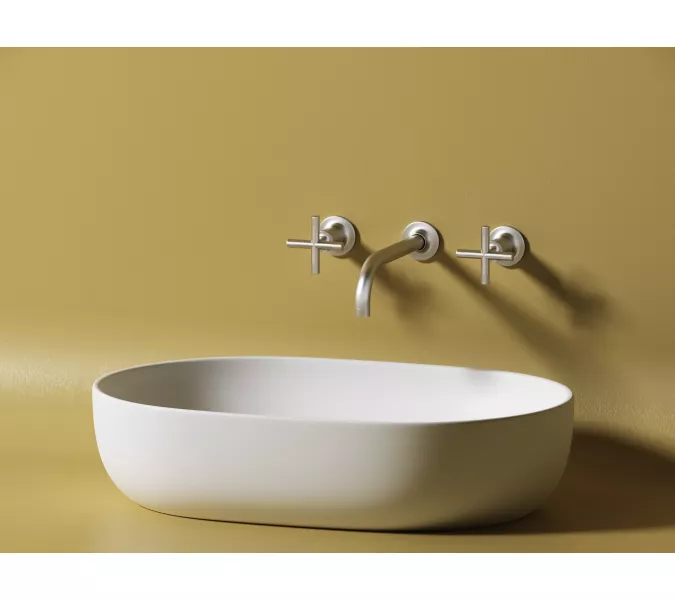 Умывальник чаша Ceramica Nova накладная овальная (цвет Белый Матовый) Element 600*415*135мм, Выбрать цвет: Белый матовый, изображение 4