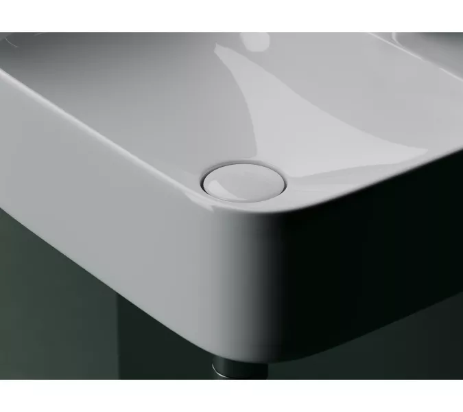 Ceramica Nova Умывальник AURA с 1 отверстием для смесителя, без перелива 430*390*135мм, изображение 3