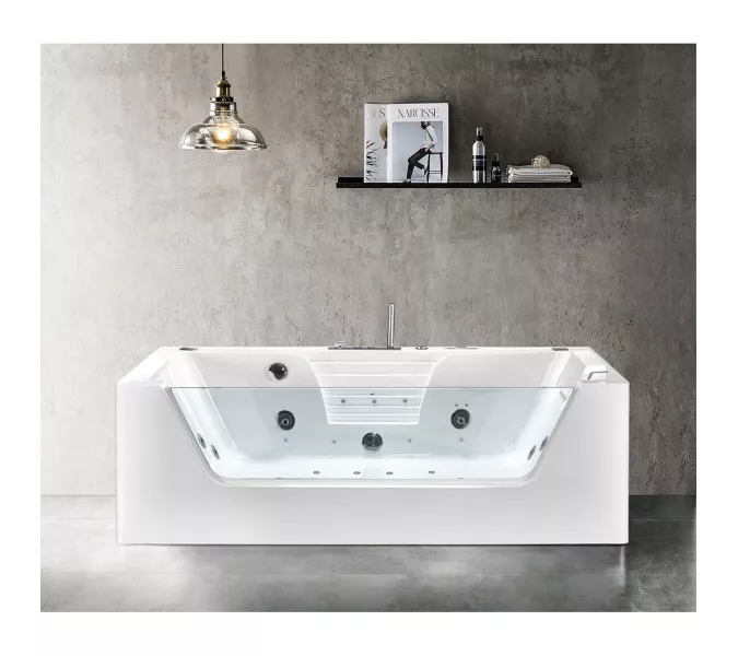 Гидромассажная ванна Frank F151 пристенная 180х85, изображение 2