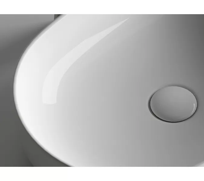 Умывальник чаша Ceramica Nova накладная овальная Element 600*415*135мм, Выбрать цвет: Белый, изображение 5