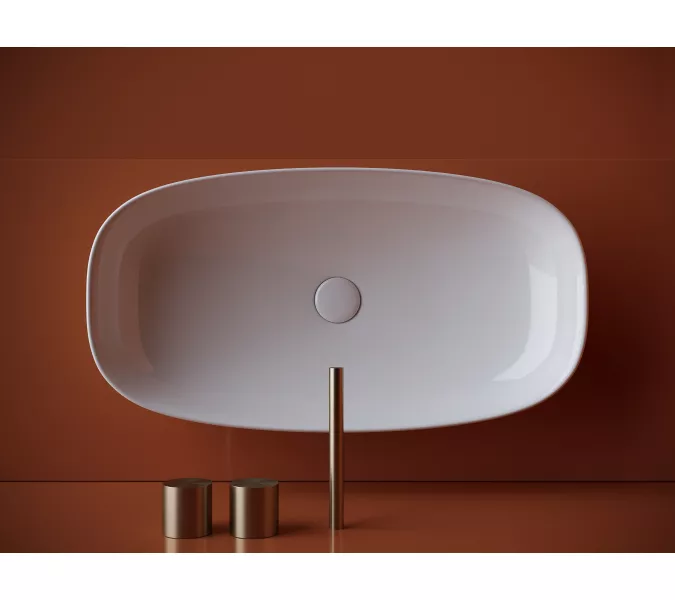 Ceramica Nova Умывальник чаша накладная овальная Element 700*375*140мм, изображение 3