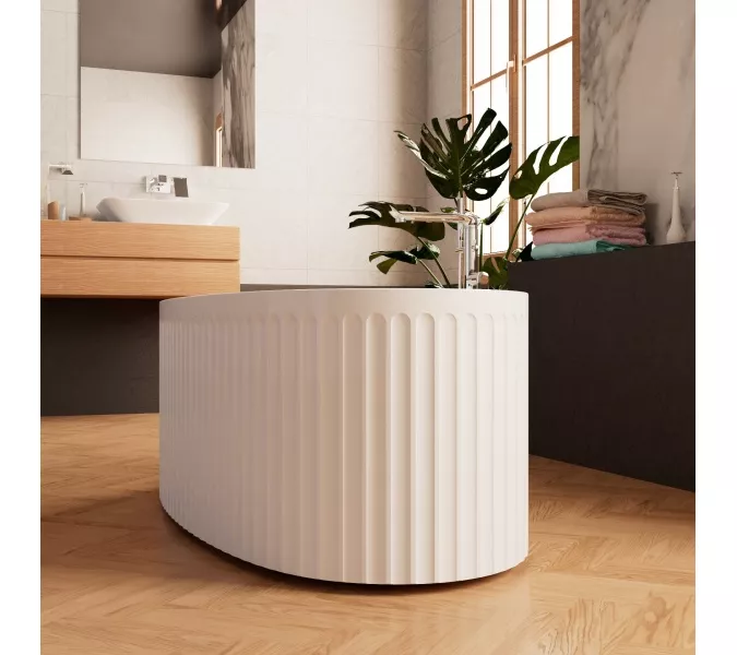 Отдельностоящая ванна Frank F7001 White  170х80, изображение 4