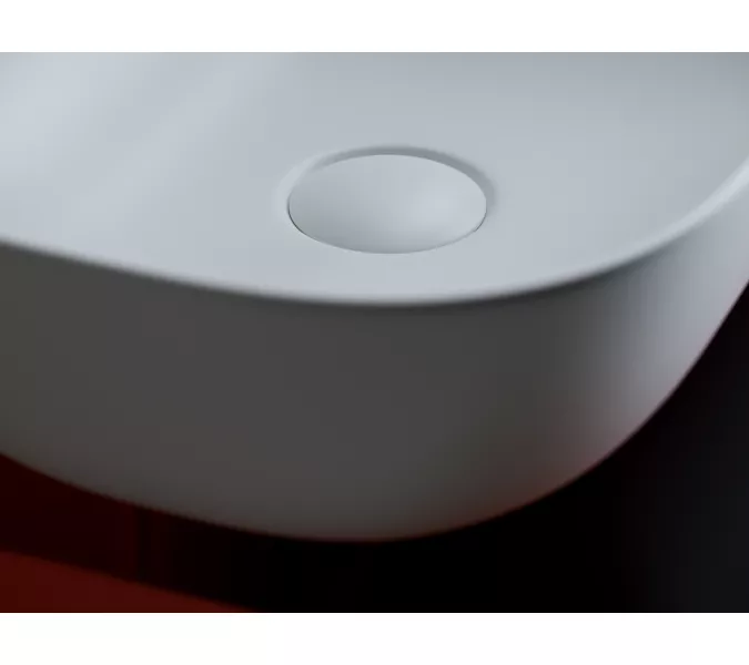 Умывальник чаша Ceramica Nova накладная (Белый Матовый) Element 455*325*135мм, Выбрать цвет: Белый, изображение 4