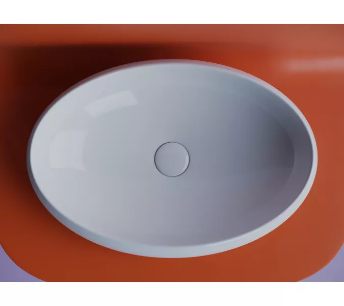 Ceramica Nova Умывальник чаша накладная овальная Element 560*390*150мм, изображение 5