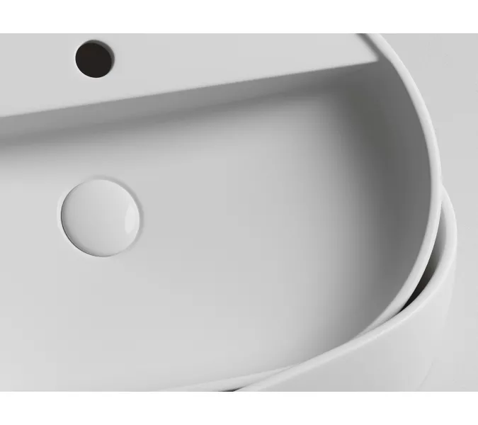 Умывальник Ceramica Nova накладной Element 600*400*125мм, с плоскостью под смеситель, Ширина , в см: 60, изображение 6