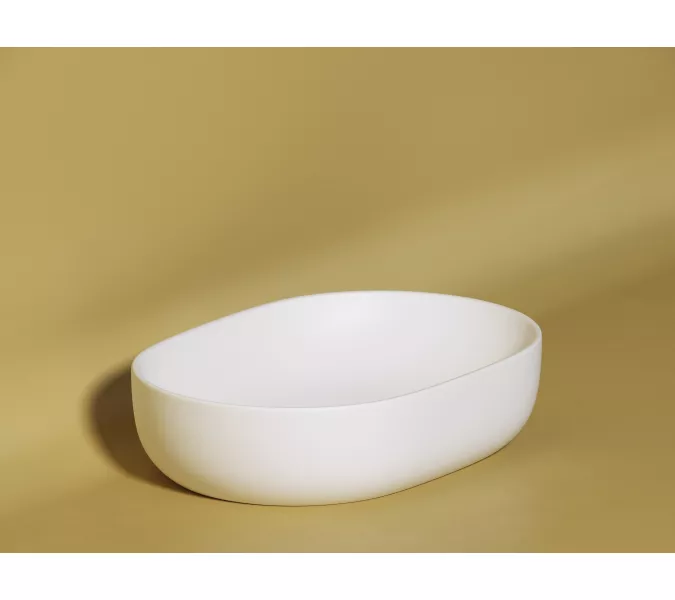 Умывальник чаша Ceramica Nova накладная овальная (цвет Белый Матовый) Element 600*415*135мм, Выбрать цвет: Белый матовый, изображение 6