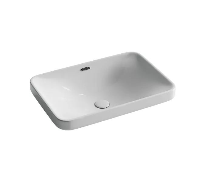 Ceramica Nova Умывальник прямоугольный встраиваемый сверху в столешницу Element 605*415*185мм, изображение 6