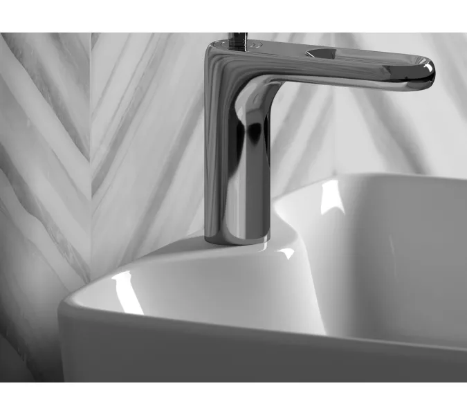 Умывальник чаша Ceramica Nova накладная прямоугольная Element 480*370*130мм, изображение 7